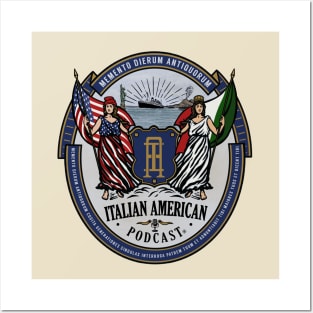 Italian American Coat of Arms Posters and Art